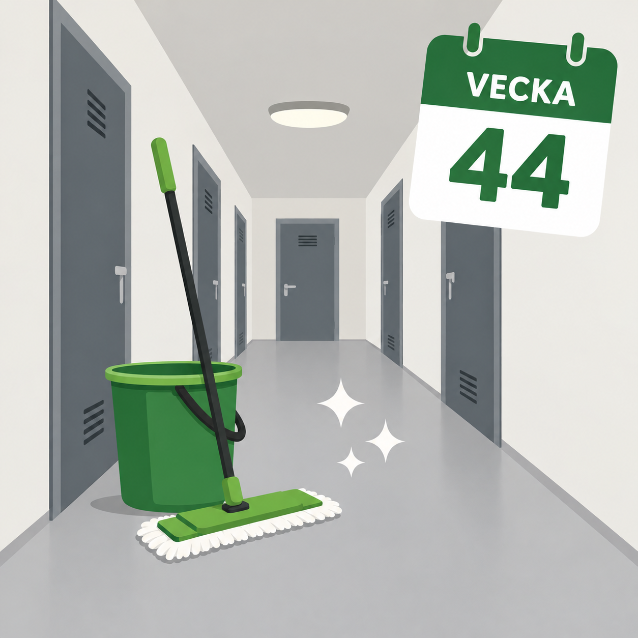 Bild till nyheten Städning i föreningens källargångar vecka 44